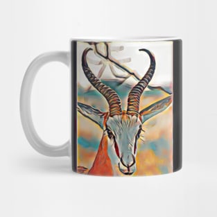 Abstract Springbok Art Mug